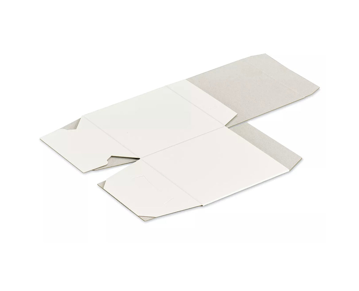 White Gloss Gift Boxes - 4" x 4" x 4"