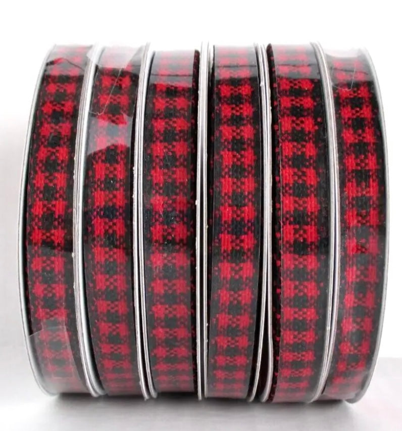 Celebrate It™  Buffalo Check Ribbon - 3/8" x 10yds