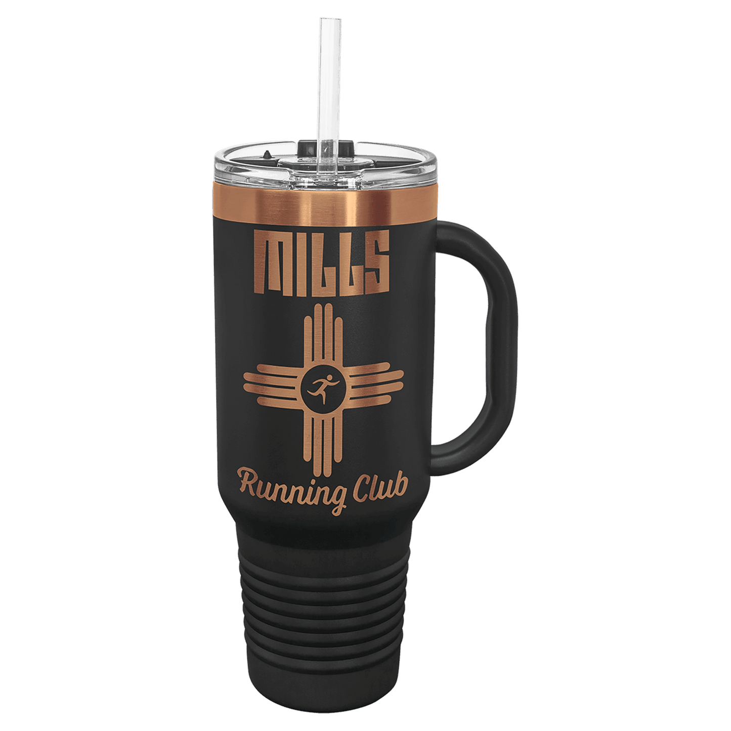 Polar Camel ION-Plated Black/Rose Gold Stainless Steel Tumblers, Mugs & Water Bottles