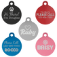 Laserable Round Anodized Aluminum Pet Tags - 1 1/4"