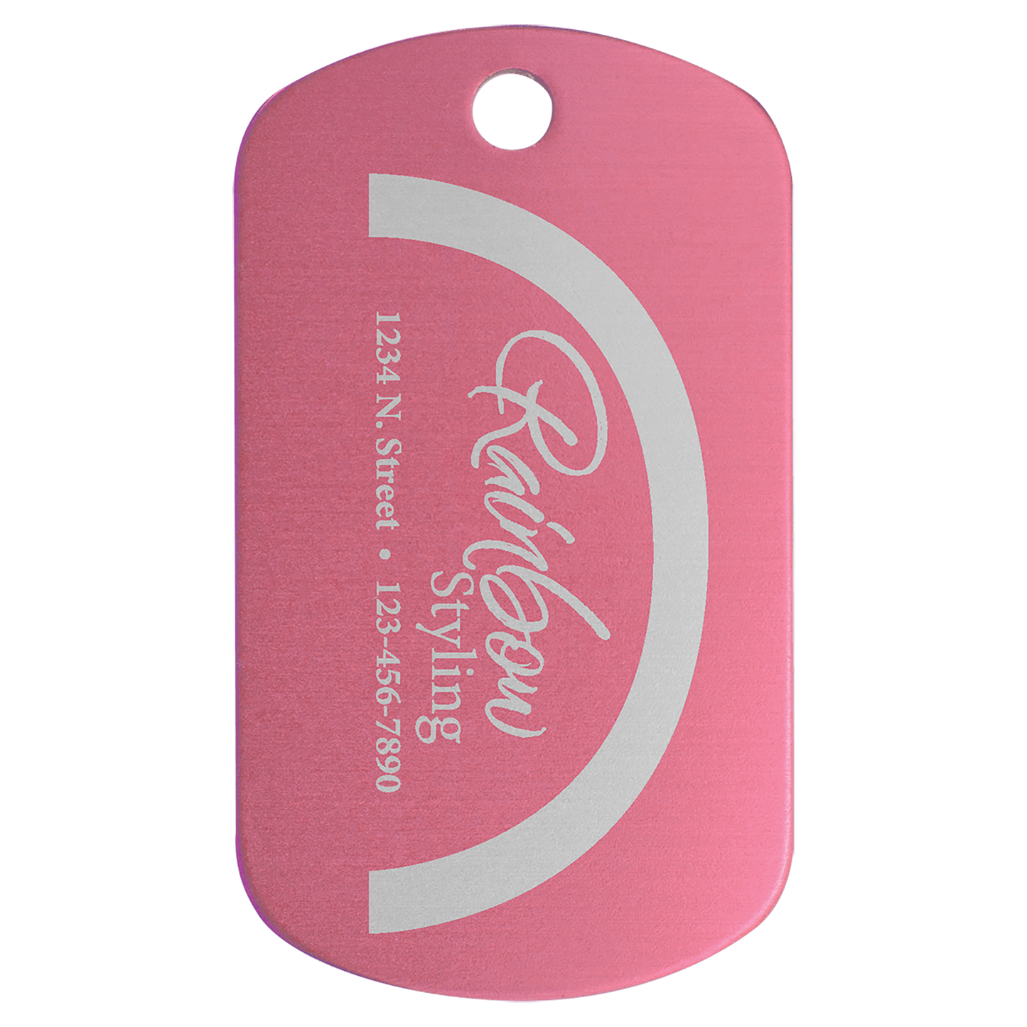 Anodized Aluminum G.I. Tags - 1" x 2"