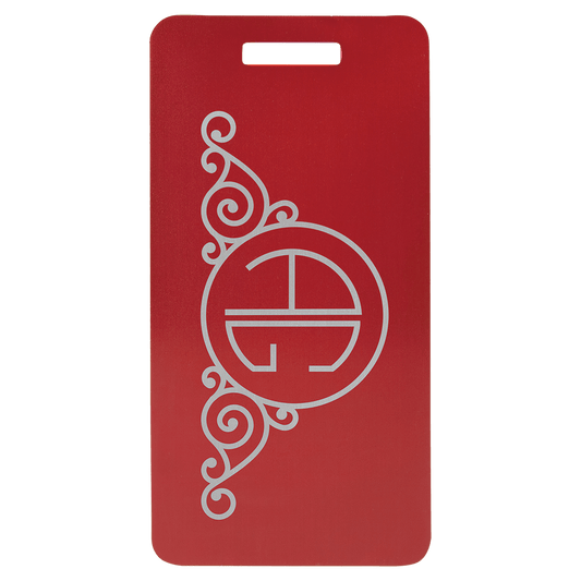 Anodized Aluminum Luggage Tags - 3 7/8" x 2"