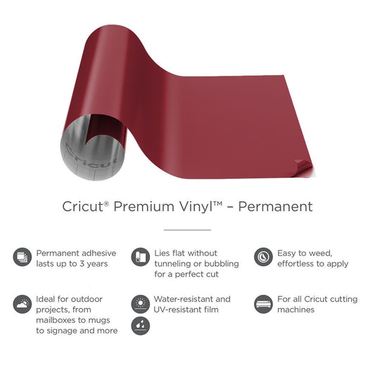 Dark Red Premium Vinyl™ - Permanent