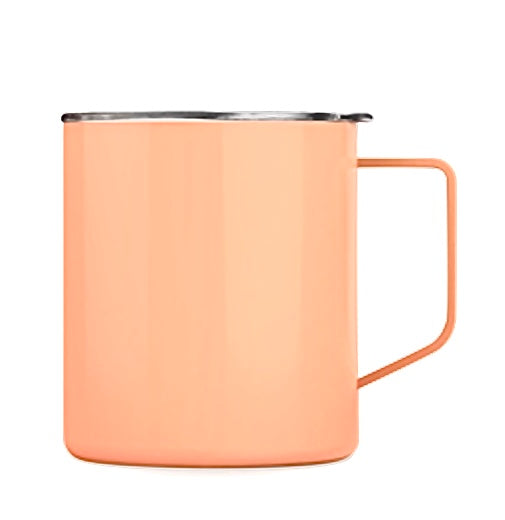 Peach Townie 14 oz Stainless Steel Mugs