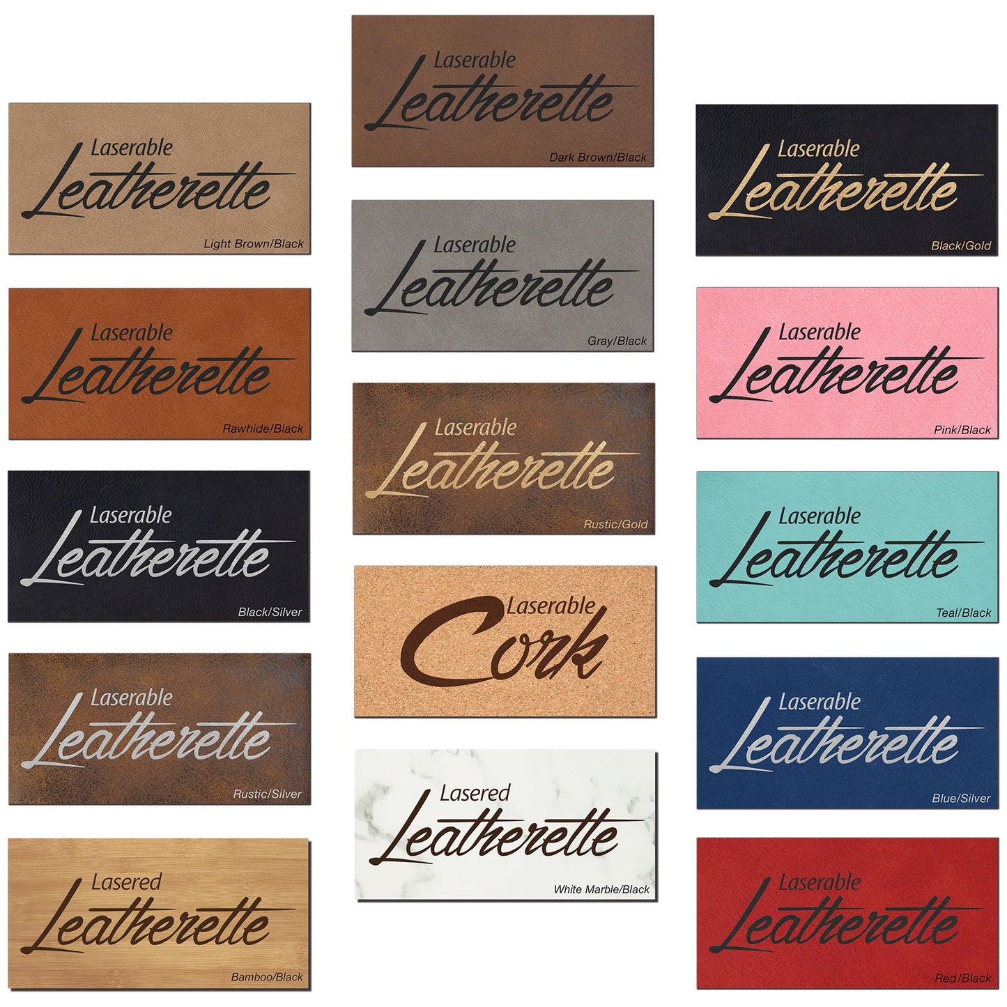 Leatherette Sheets With Adhesive - 12" x 18"