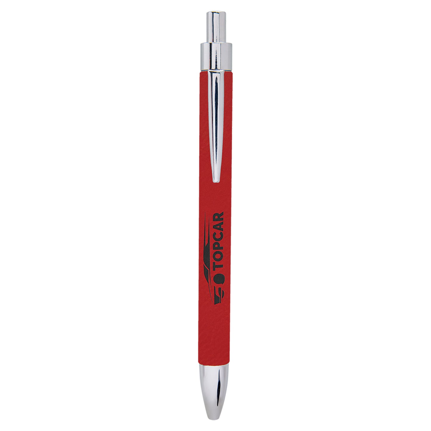 Refillable Laserable Leatherette Pens